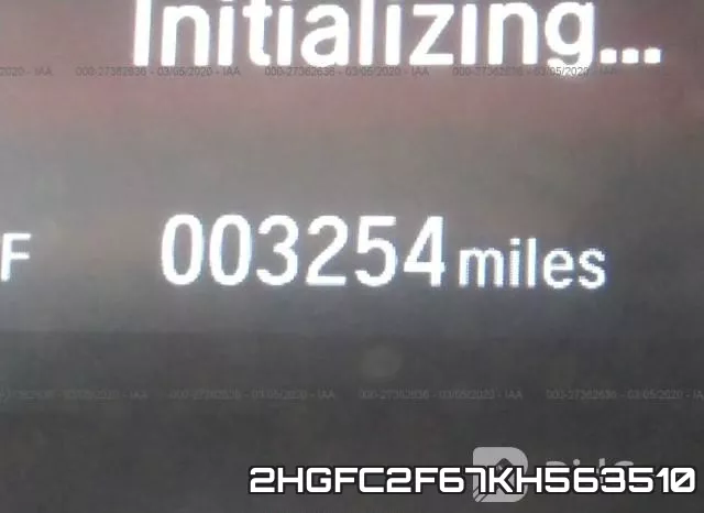 2HGFC2F67KH563510 фото 8
