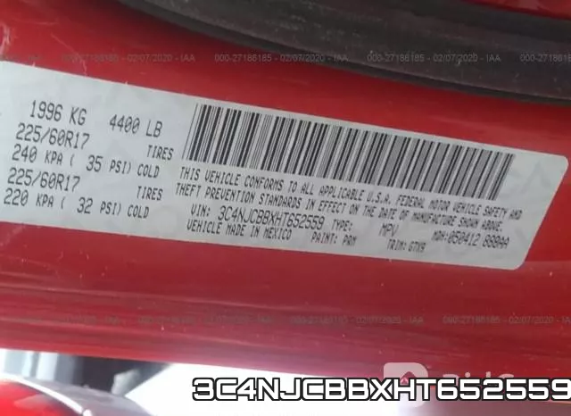 3C4NJCBBXHT652559 фото 10