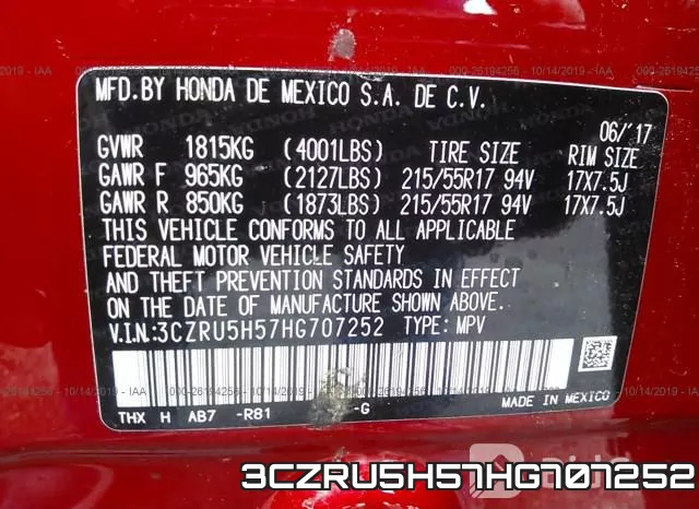 3CZRU5H57HG707252 фото 10