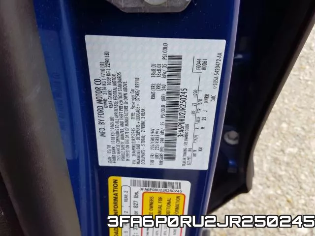 3FA6P0RU2JR250245 фото 2