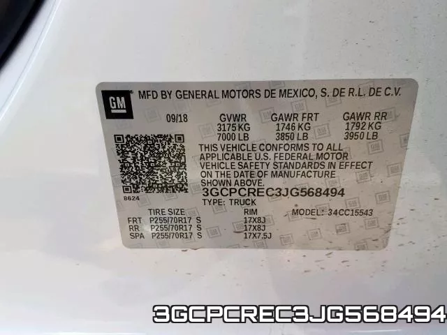 3GCPCREC3JG568494 фото 2