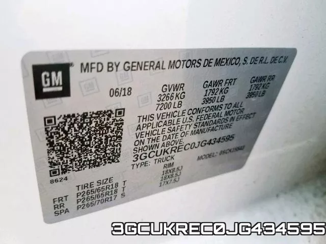 3GCUKREC0JG434595 фото 2