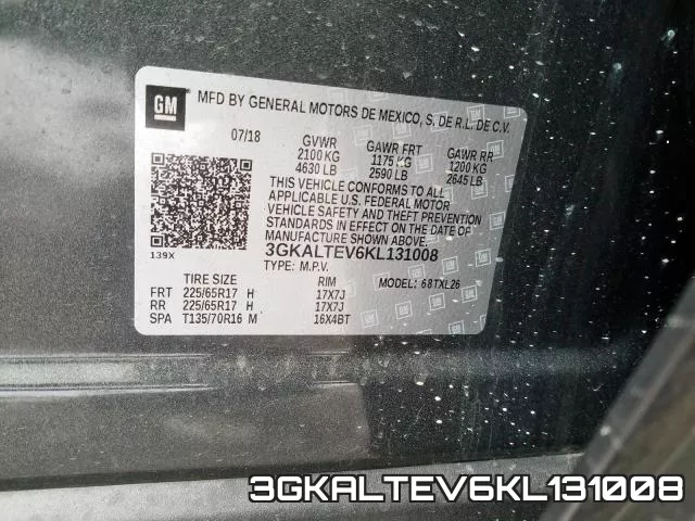 3GKALTEV6KL131008 фото 2