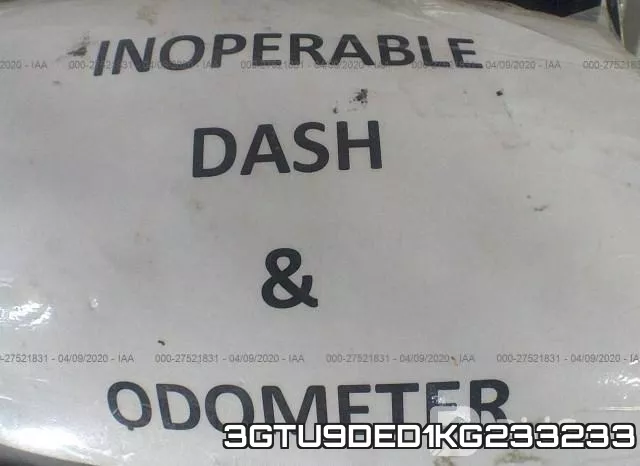 3GTU9DED1KG233233 фото 8