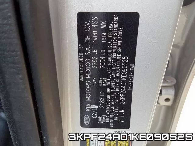 3KPF24AD1KE090525 фото 2