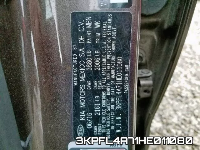3KPFL4A71HE011080 фото 2