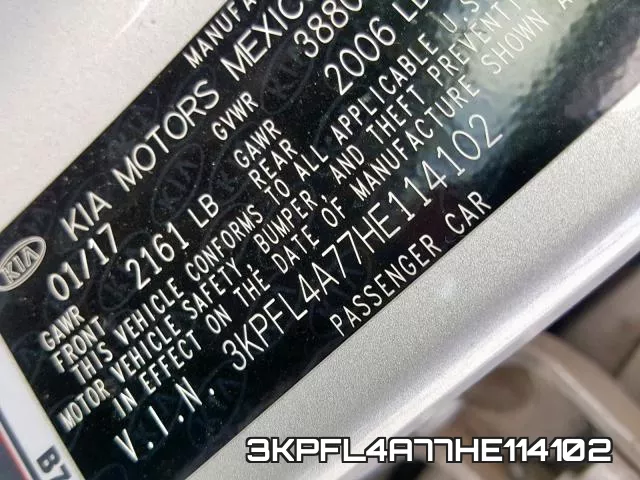 3KPFL4A77HE114102 фото 2