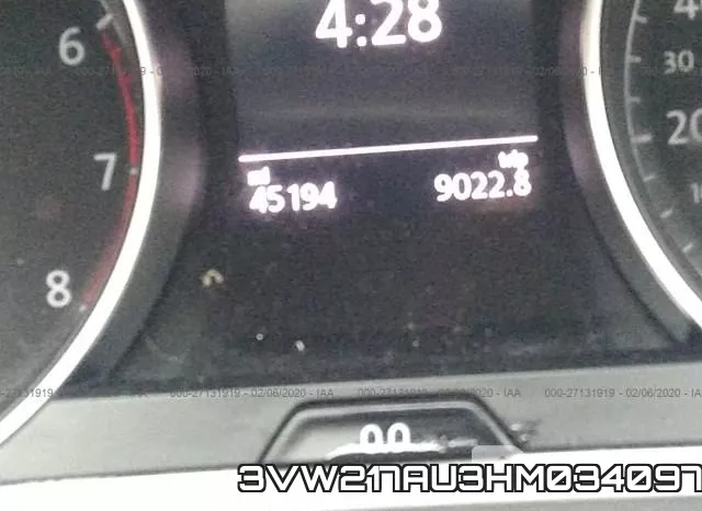 3VW217AU3HM034097 фото 8