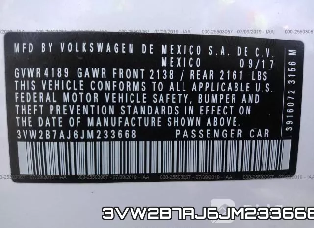3VW2B7AJ6JM233668 фото 10