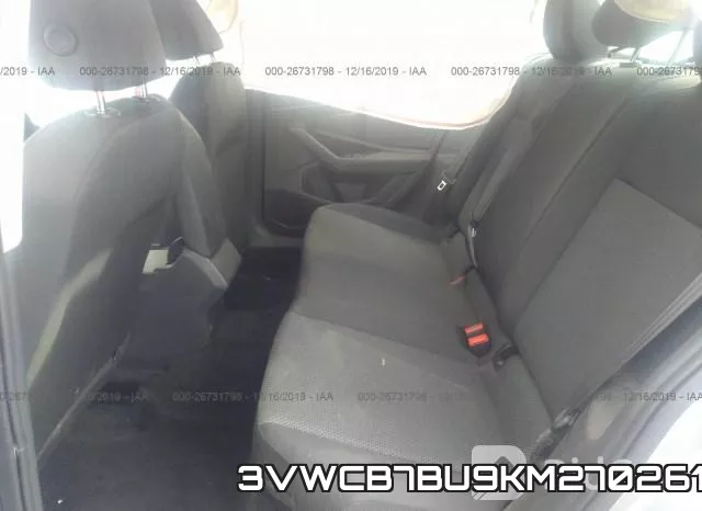 3VWCB7BU9KM270261 фото 9