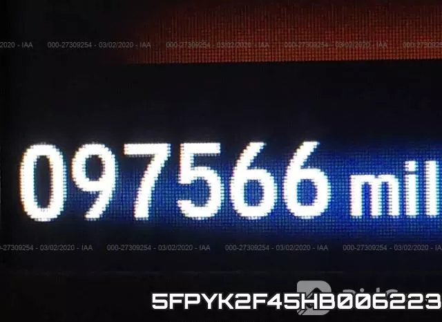 5FPYK2F45HB006223 фото 8