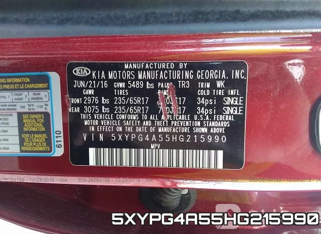 5XYPG4A55HG215990 фото 10