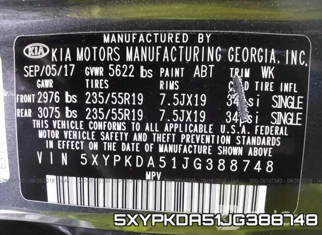 5XYPKDA51JG388748 фото 10