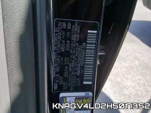 KNAGV4LD2H5017352 фото 2