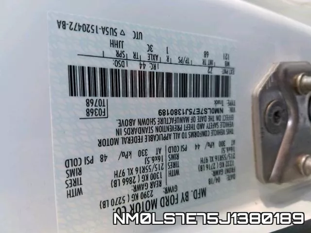 NM0LS7E75J1380189 фото 2