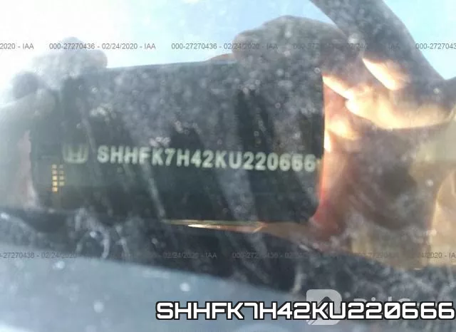 SHHFK7H42KU220666 фото 10