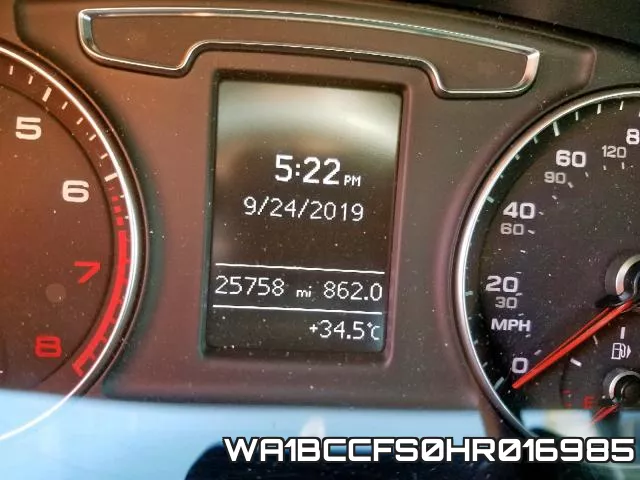 WA1BCCFS0HR016985 фото 9