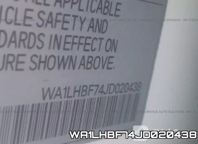 WA1LHBF74JD020438 фото 10