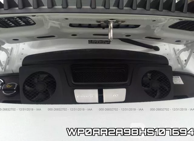 WP0AA2A98HS107694 фото 2