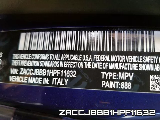 ZACCJBBB1HPF11632 фото 2