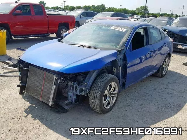 19XFC2F53HE016891 фото 3