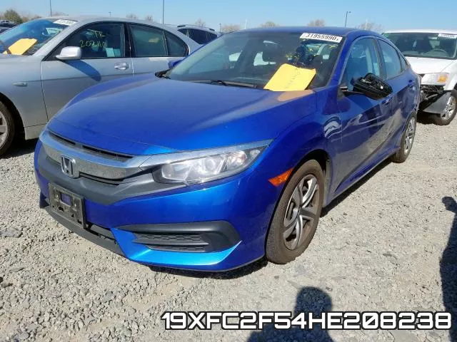 19XFC2F54HE208238 фото 3