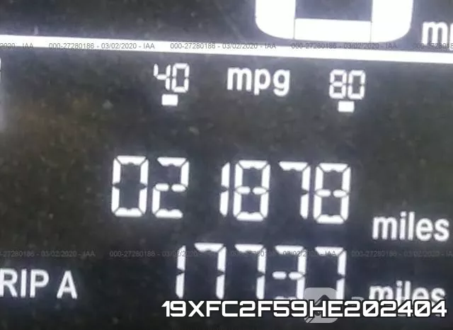 19XFC2F59HE202404 фото 8