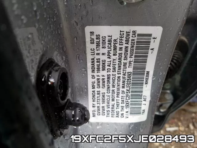 19XFC2F5XJE028493 фото 2