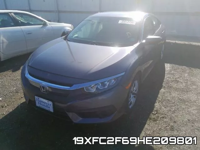 19XFC2F69HE209801 фото 3