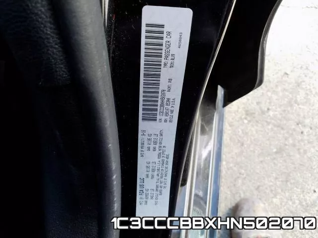 1C3CCCBBXHN502070 фото 2
