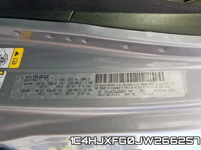 1C4HJXFG0JW266257 фото 2
