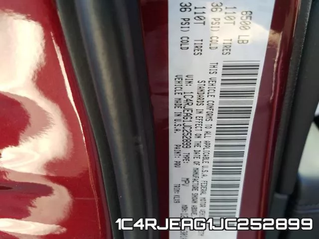 1C4RJEAG1JC252899 фото 2