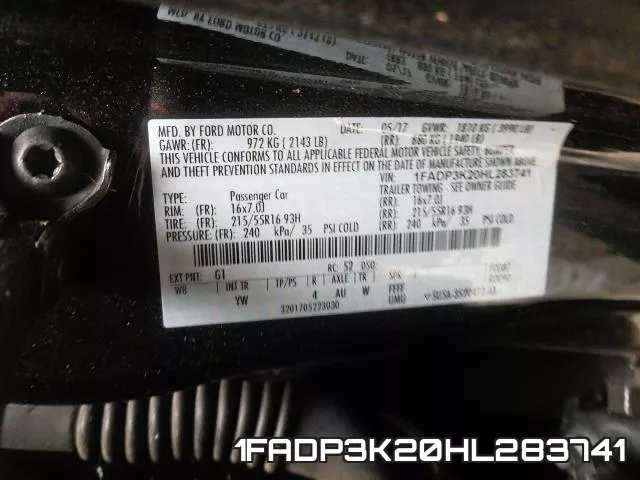 1FADP3K20HL283741 фото 2