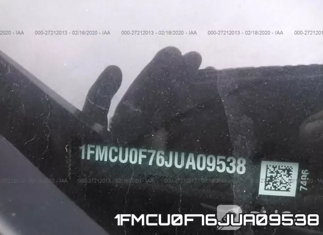 1FMCU0F76JUA09538 фото 10