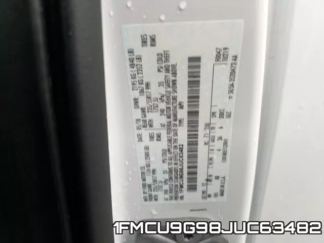 1FMCU9G98JUC63482 фото 2