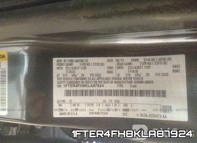 1FTER4FH8KLA87924 фото 10