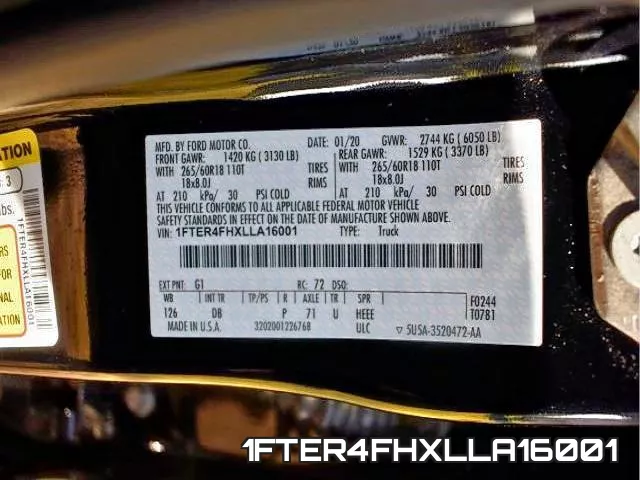 1FTER4FHXLLA16001 фото 2