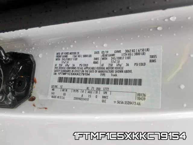1FTMF1C5XKKC79154 фото 2