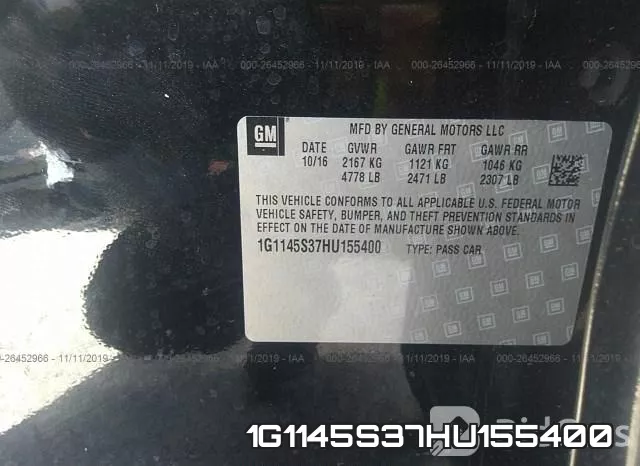 1G1145S37HU155400 фото 10