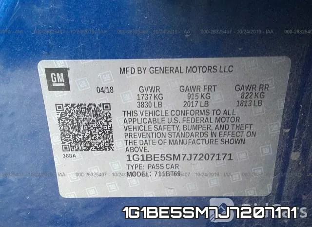 1G1BE5SM7J7207171 фото 10