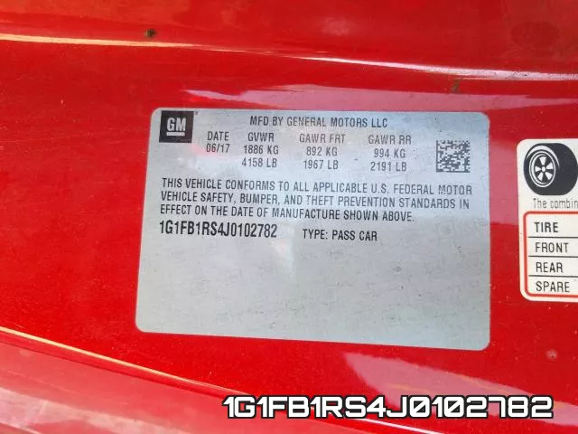 1G1FB1RS4J0102782 фото 2