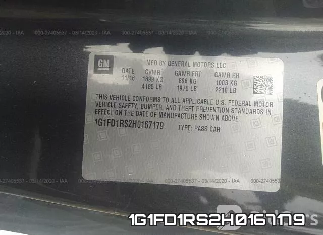 1G1FD1RS2H0167179 фото 10
