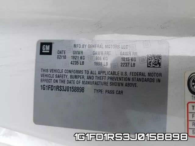 1G1FD1RS3J0158898 фото 2