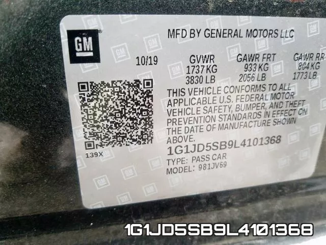 1G1JD5SB9L4101368 фото 2