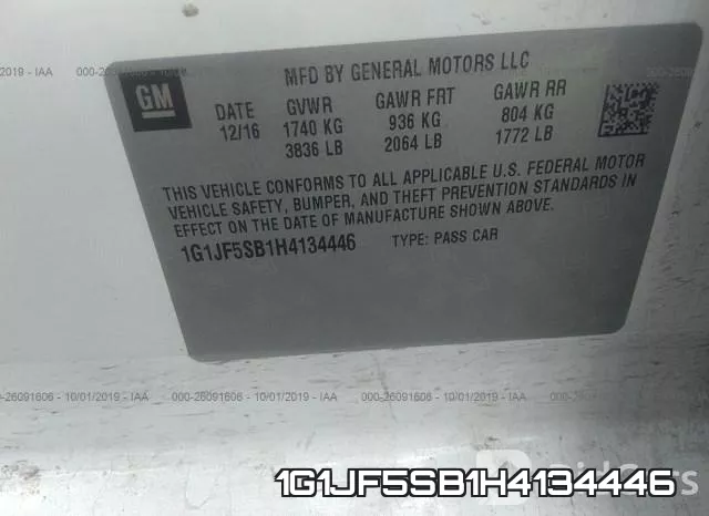 1G1JF5SB1H4134446 фото 10