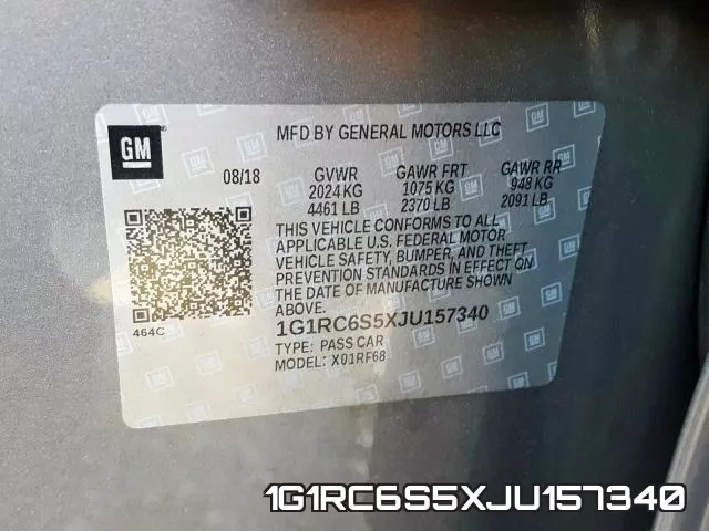 1G1RC6S5XJU157340 фото 2
