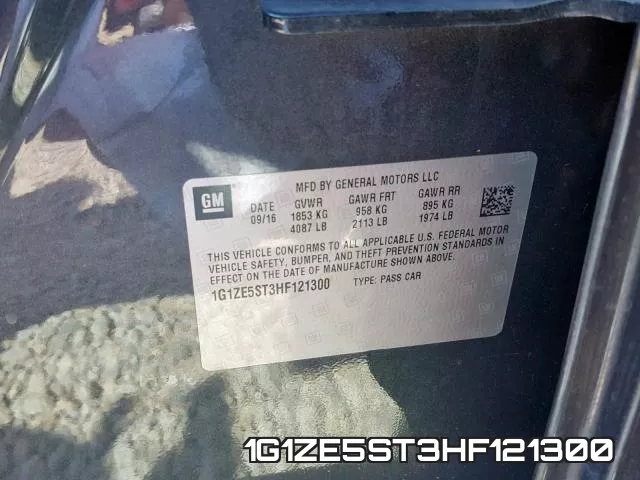 1G1ZE5ST3HF121300 фото 2