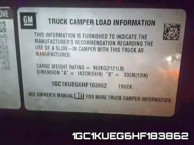 1GC1KUEG6HF183862 фото 2