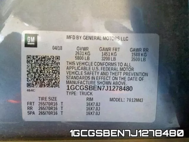 1GCGSBEN7J1278480 фото 2