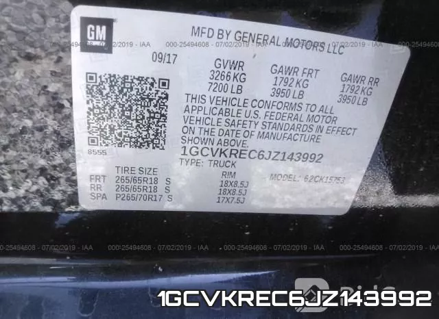 1GCVKREC6JZ143992 фото 10